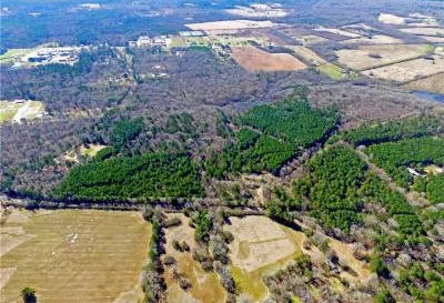 Aerial view of Deville, Louisiana